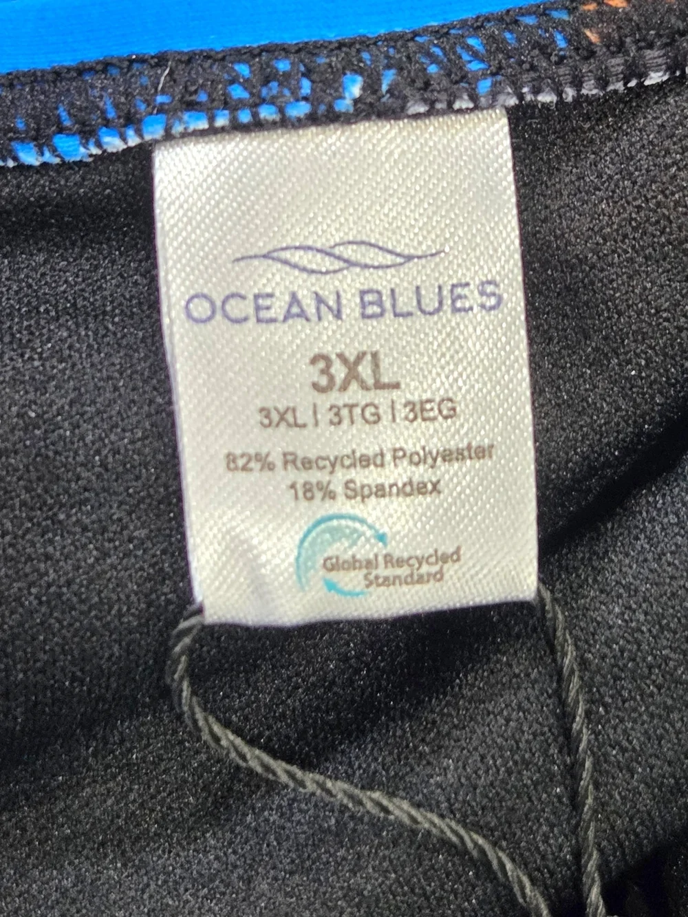 Ocean Blues NWT Size 3XL / 3X Tropical Twist Front Tankini Top - Colorful Leaves